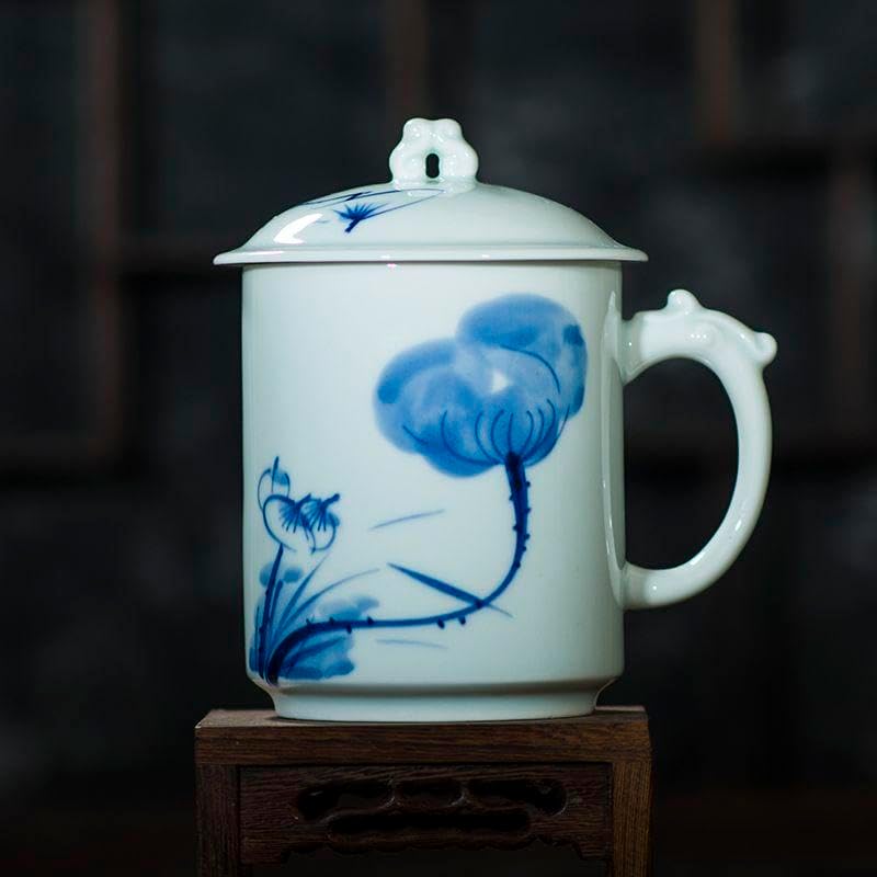 京焼 清水焼 陶あん 組茶碗 紅白牡丹 中1点 小1点 陶葊 陶あん 牡丹 2